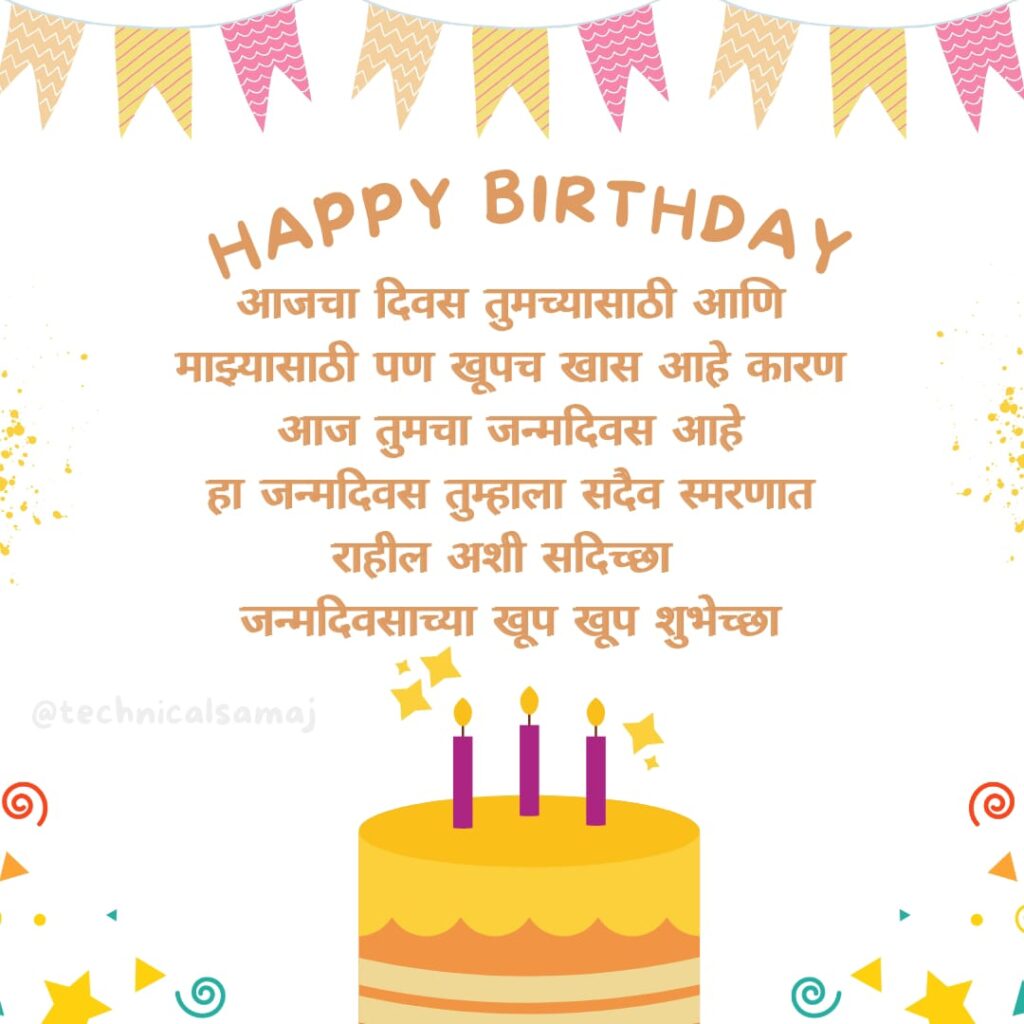 Happy birthday marathi 2